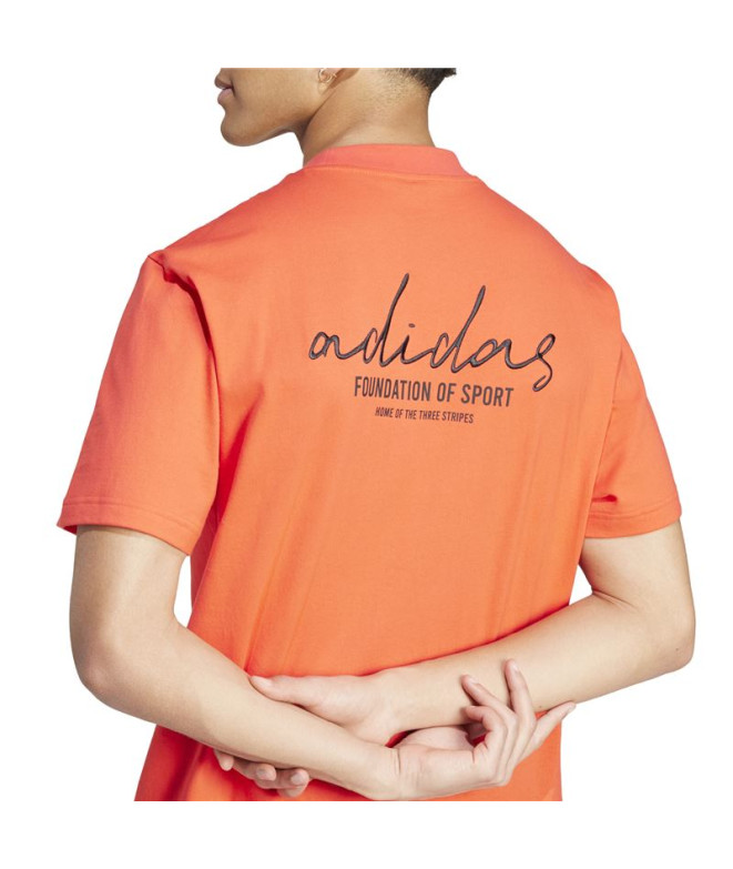 T-shirt adidas Homme Marque Love Red