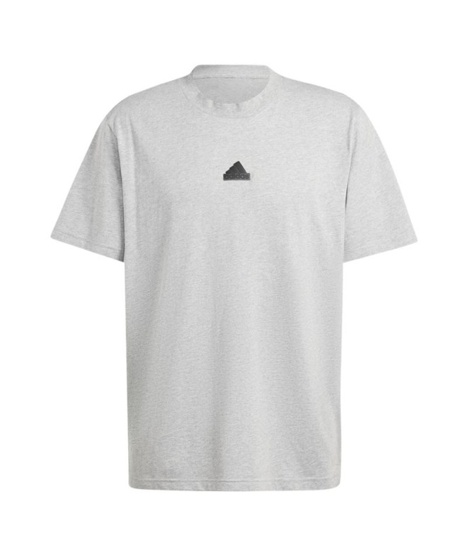 Camiseta adidas Homem Marca Love Grey