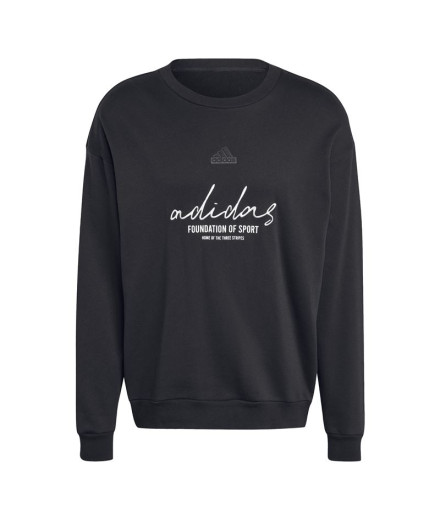 Moletom adidas French Terry Homem Marca Love Black