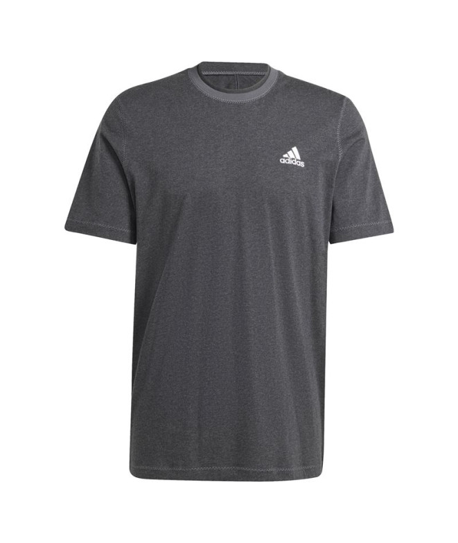 Camiseta adidas Homem Essenciais sazonais Melange Preto