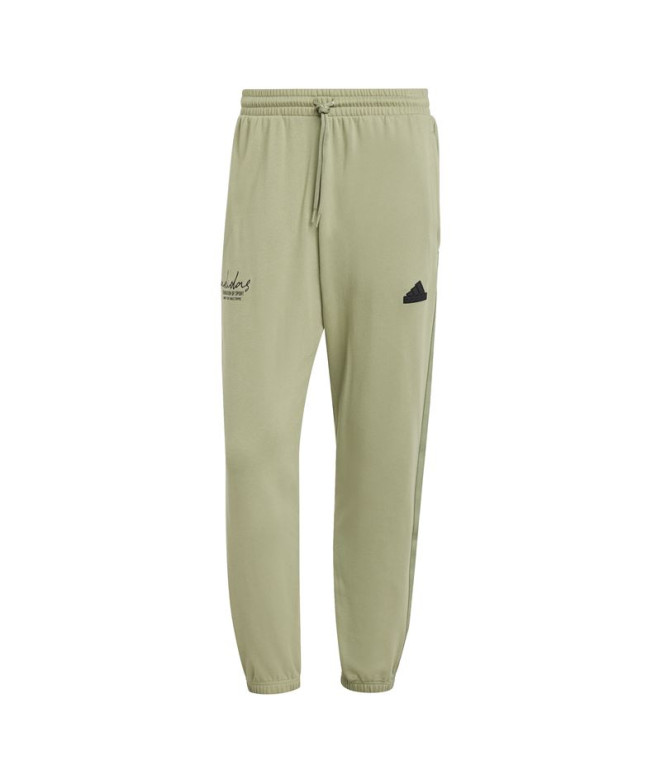 Pantalones adidas Brand Love French Terry Hombre Verde
