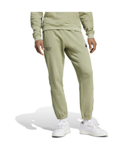 Pantalons adidas French Terry Homme Marque Love Green 2