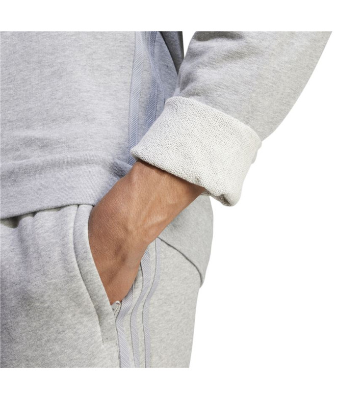 Moletom adidas French Terry Homem Marca Love Grey
