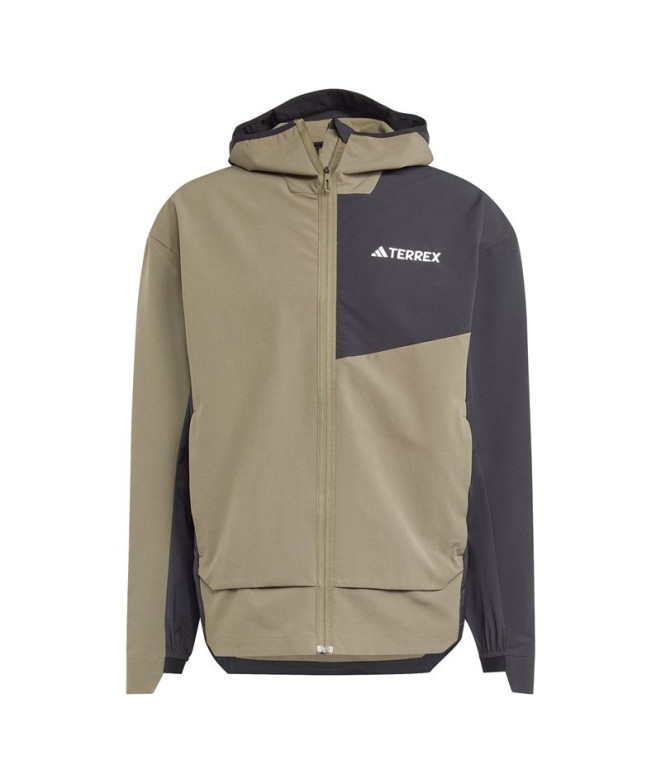 Casaco Montanha adidas Homem by Terrex Multi Softshell Verde azeitona