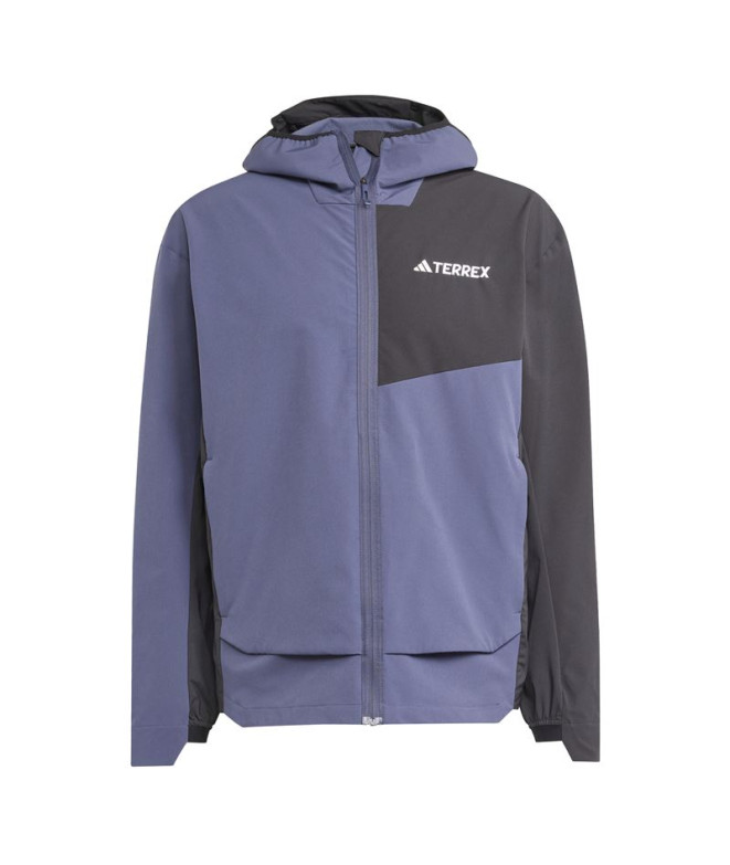 Casaco Montanha adidas Homem por Terrex Multi Softshell Azul