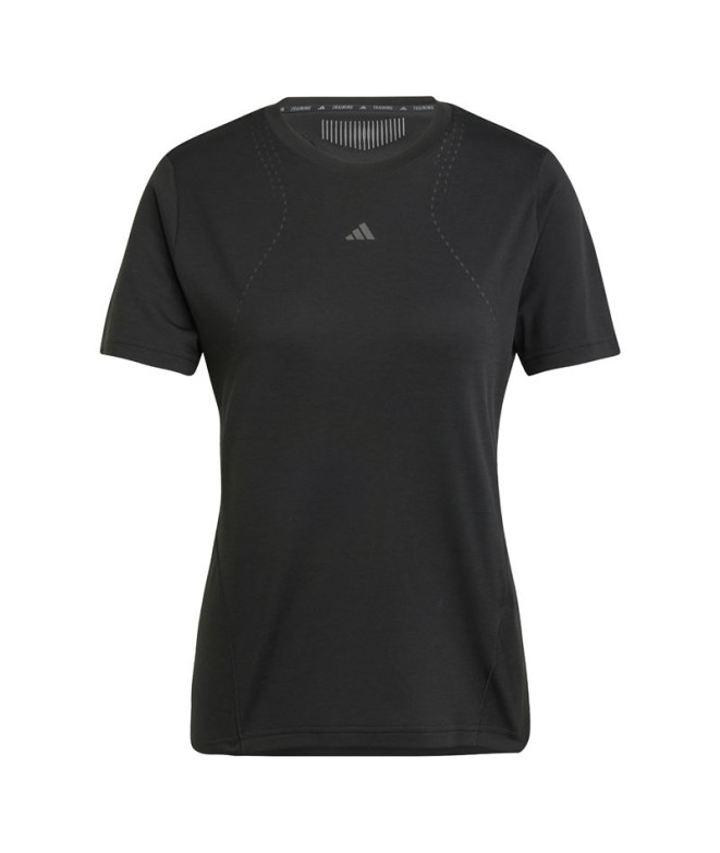 Camiseta Fitness Mulher de D4T Heat.Rdy Black