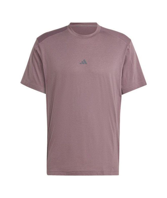 Camiseta de Fitness adidas Yoga Hombre Lila