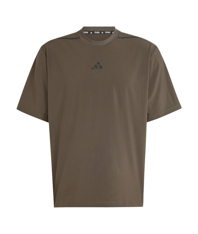 T-shirt Fitness adidas Homme by Workout Crew Neck Olive Green