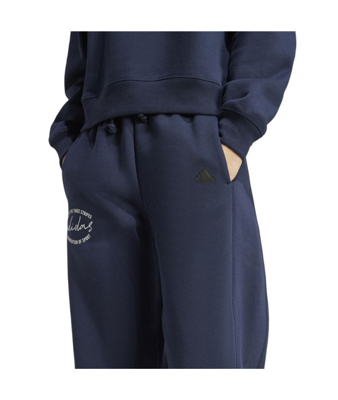 Pantalon adidas Femme Polaire Signature Graphic...