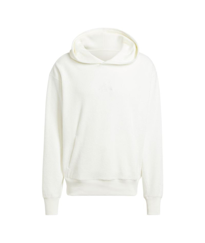 Sudadera adidas Elevated All Szn Terry Loop Hombre Blanco