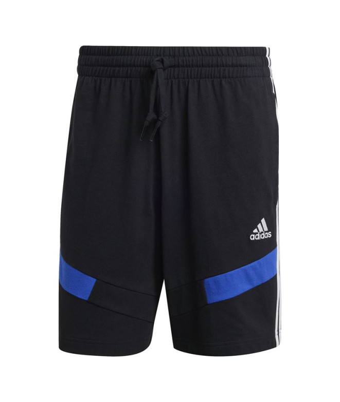 Calça adidas Homem Colorblock Preto