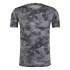 Camiseta Fitness adidas Homem por Techfit Training Aop Preto