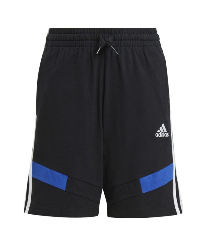 Calça adidas Infantil Colorblock Preto