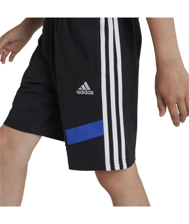 Pantalones adidas Colorblock Infantil Negro