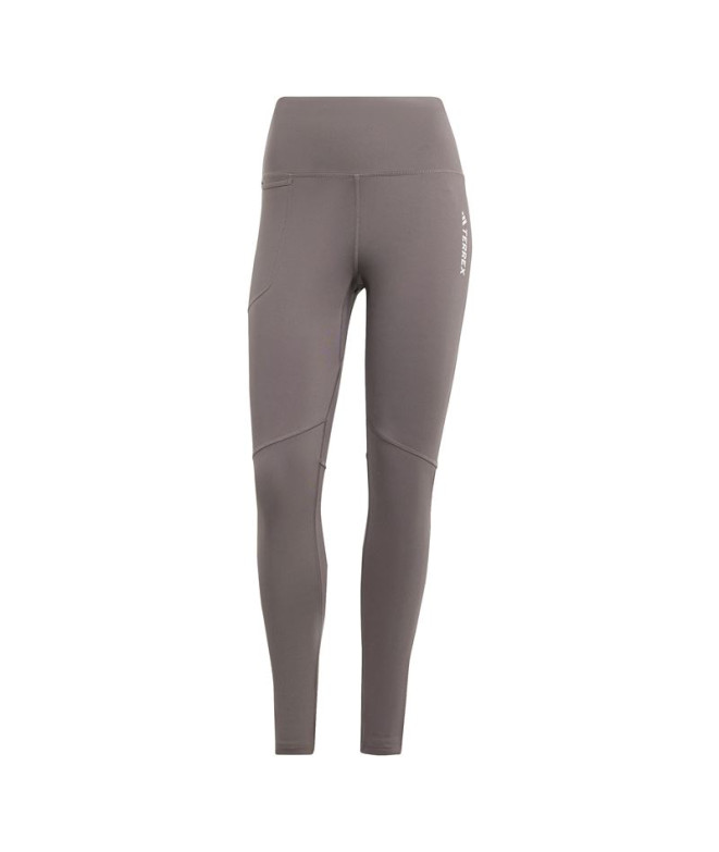 Mallas de Senderismo adidas Mt S Mujer Carbón