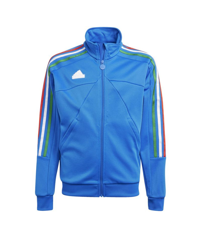 Sudadera adidas Tiro Nations Pack Track Infantil Azul/Verde