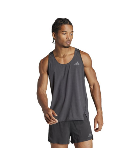 T-shirt Running adidas Homme de Adizero Snglt Noir 2