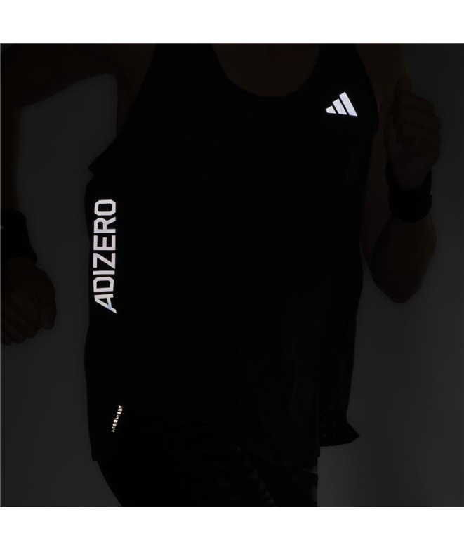 Camiseta de Running adidas Adizero Snglt Hombre...