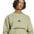 Moletom adidas Homem City Es e Fleece Verde