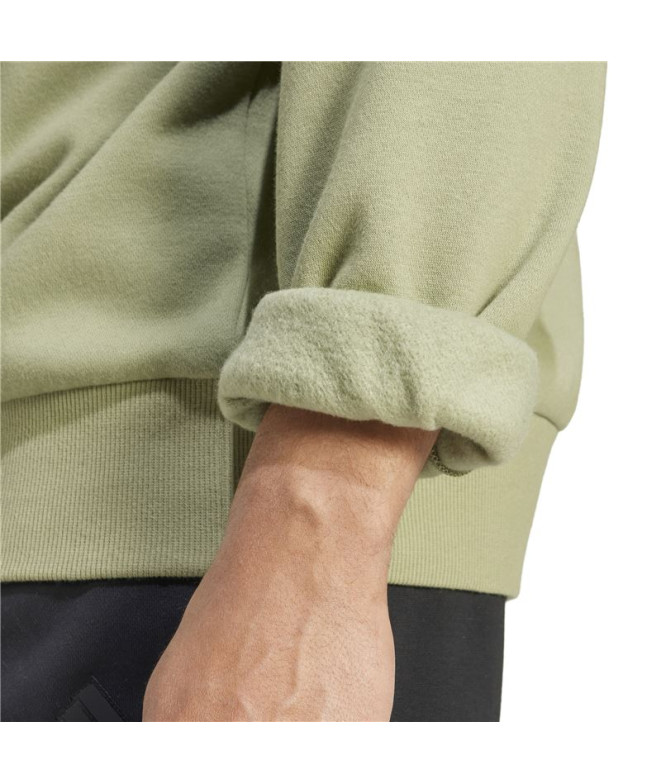 Moletom adidas Homem City Es e Fleece Verde