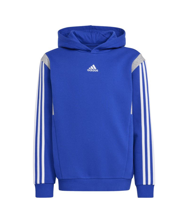 Moletom adidas Infantil Casaco com capuz colorido azul