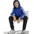 Moletom adidas Infantil Casaco com capuz colorido azul