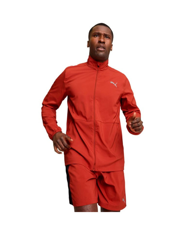 Veste Running Homme by Puma Run Favorite Woven Rouge