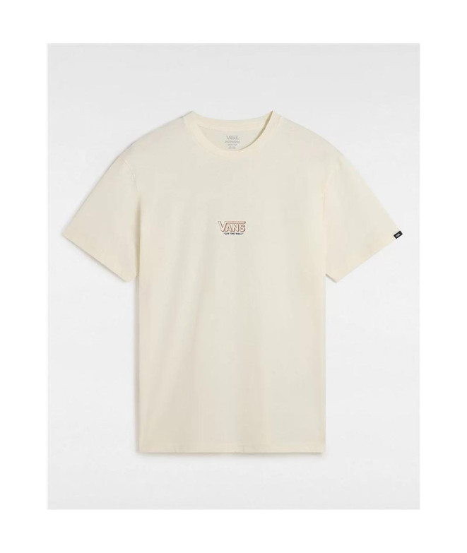 T-shirt Vans tander Ss Crew Ecru Homme