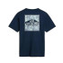 Camiseta Vans Bloco Off The Wall Fi Blue Homem