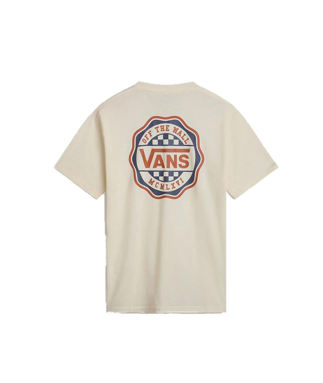 Camiseta Vans Hawl Pass Ss Crew Blanco Hombre