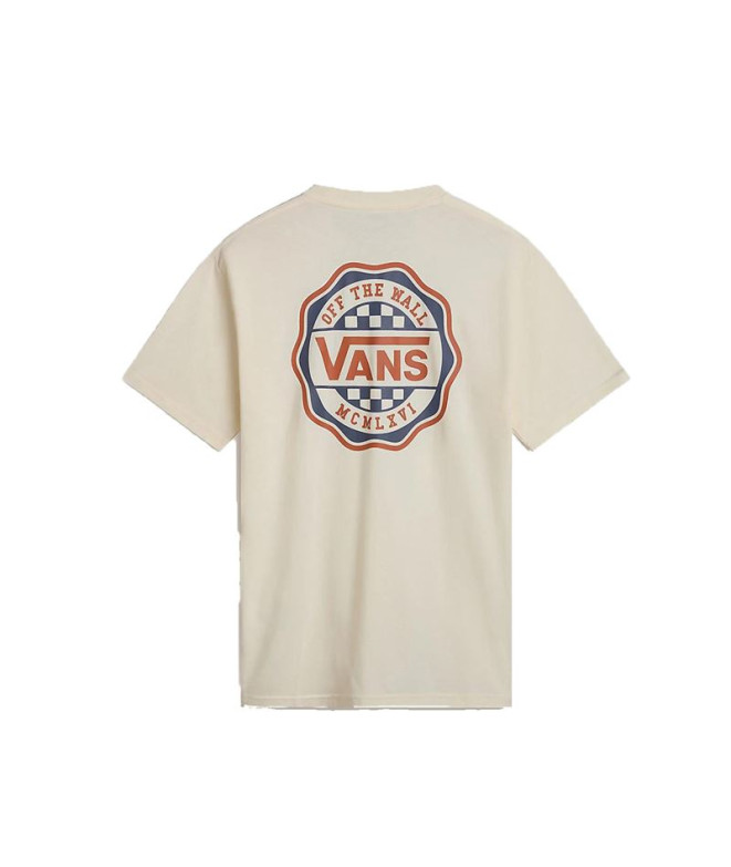 T-shirt Vans Hawl Pass Ss Crew Blanc Homme