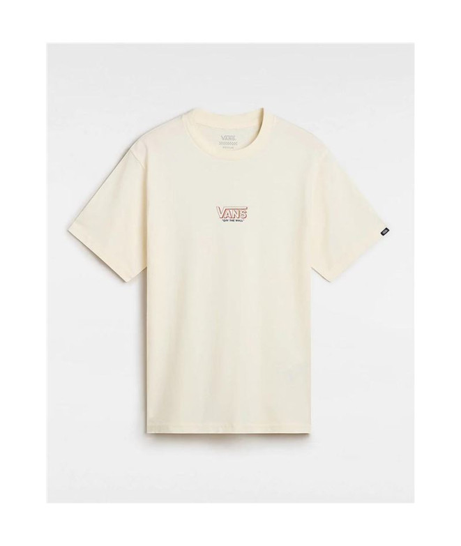 T-shirt Vans tander Ss Crew Ecru Enfant