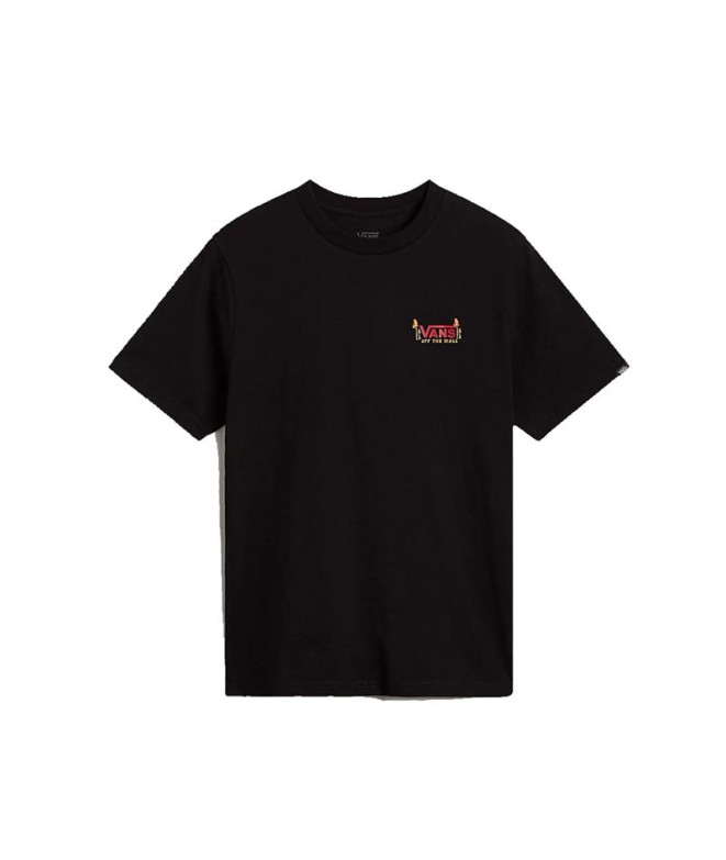 Camiseta Vans Squatch Songs Ss Crew Negro Niño