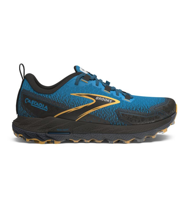 Chaussures Trail Brooks de Cascadia 18 Blue Homme