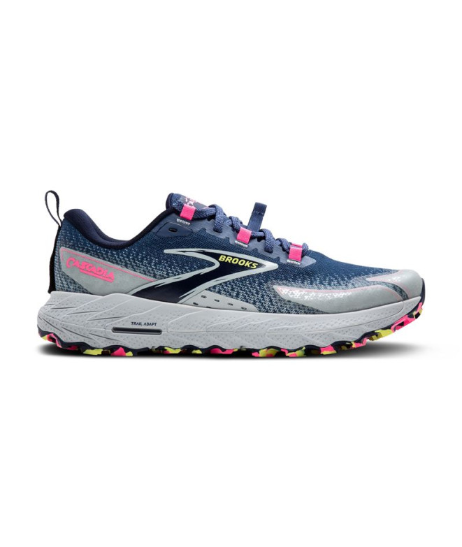 Sapatilhas Trail Brooks de Cascadia 18 Grey Mulher