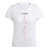 Camiseta de Trail adidas Terrex Agravic Trail Running Mujer Blanco