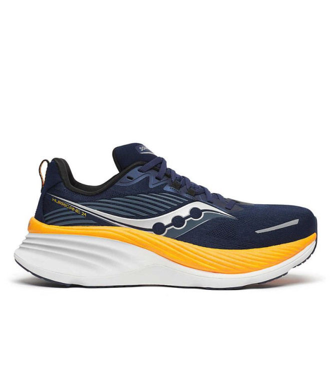 Zapatillas de Running Saucony Hurricane 24 Hombre Azul Marino
