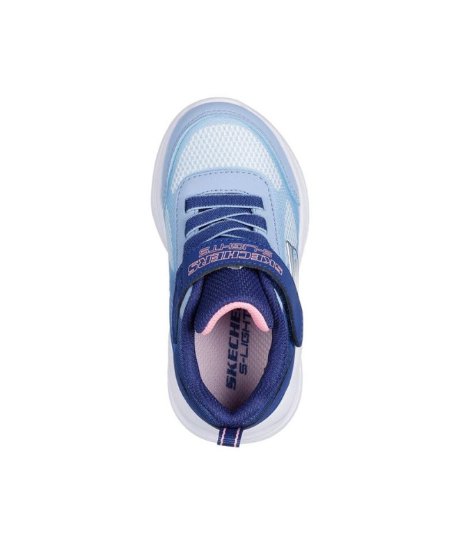 Chaussures Skechers Skechers Sola Glow Blue Fille