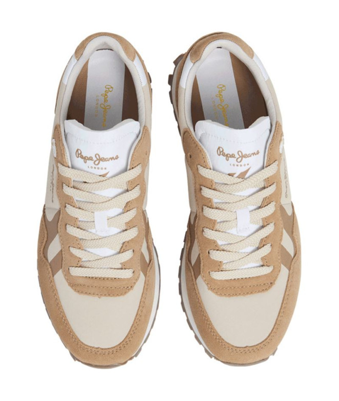Sapatilhas Pepe Jeans Brit-On Prints Areia Bege...