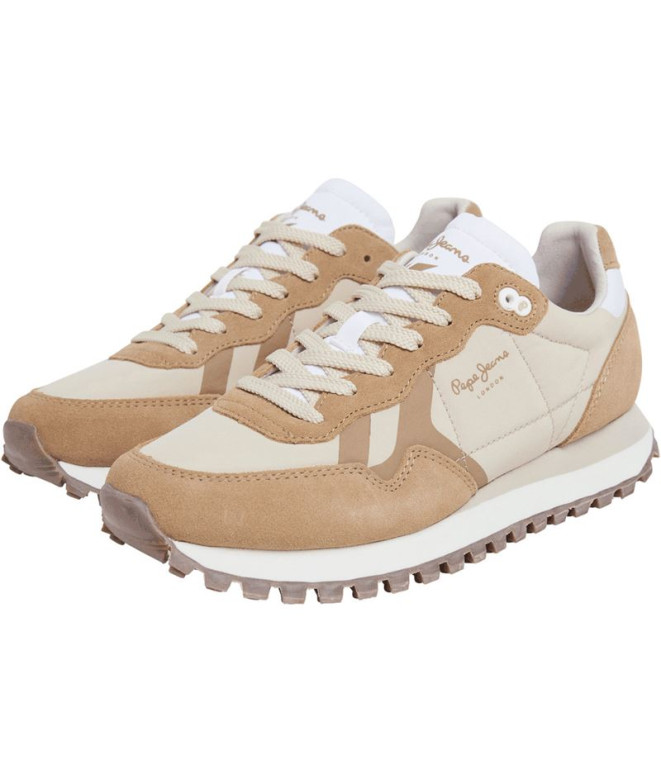 Chaussures Pepe Jeans Brit-On Prints Sable...