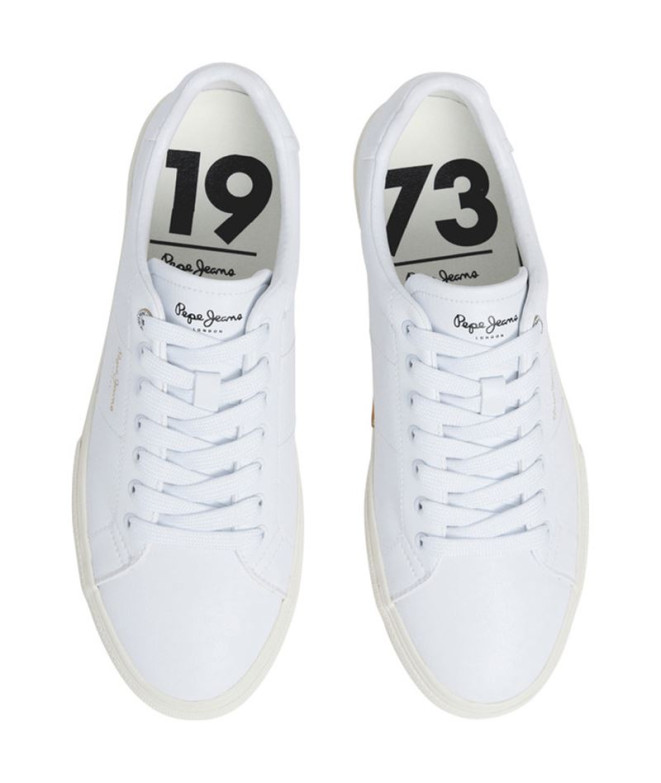 Chaussures Pepe Jeans Kenton Rise Blanc Homme