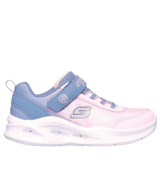 Chaussures Skechers Skechers Sola Glow Gris/Rose Fille