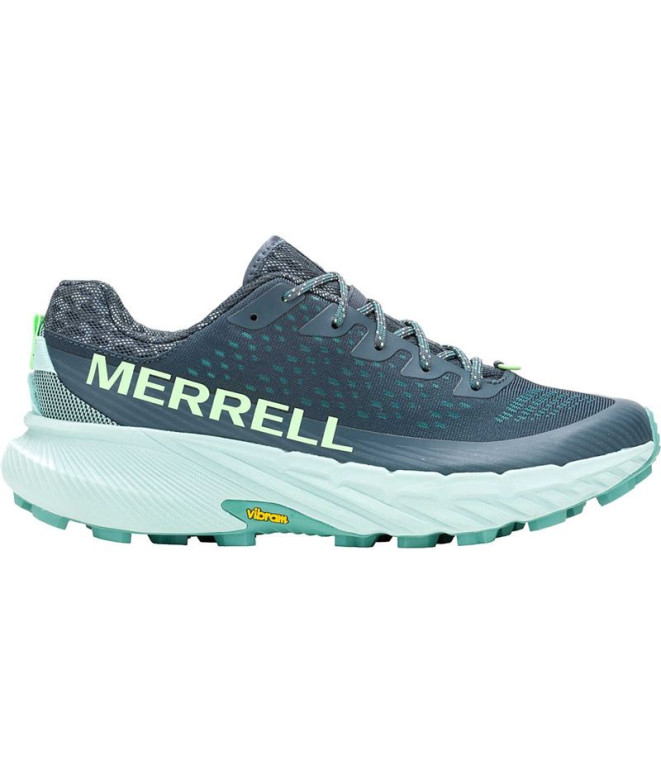 Chaussures Trail Merrell Homme de Agility Peak 5 Slate