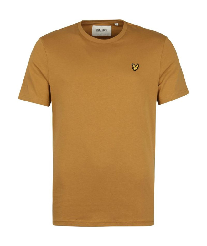 Camiseta Lyle & Scott Plain Hombre Marrón