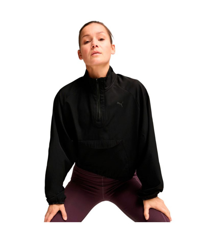 Moletom Fitness de Puma Hypernatural Woven 1/2...