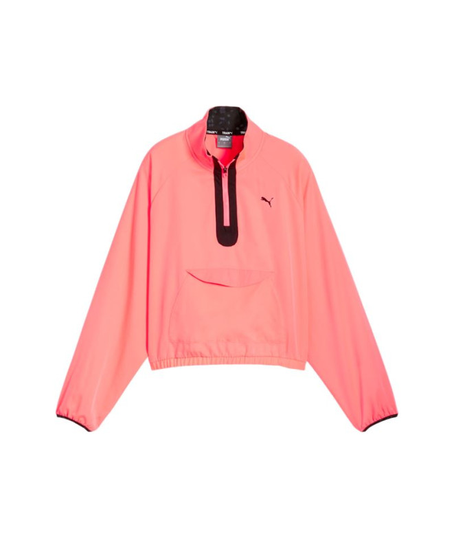 Sudadera de Fitness Puma Hypernatural Woven 1/2 Zip Mujer