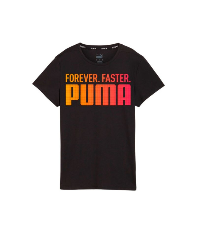 Camiseta Running por Puma Run Favroites Forever Faster Graphic Mulher