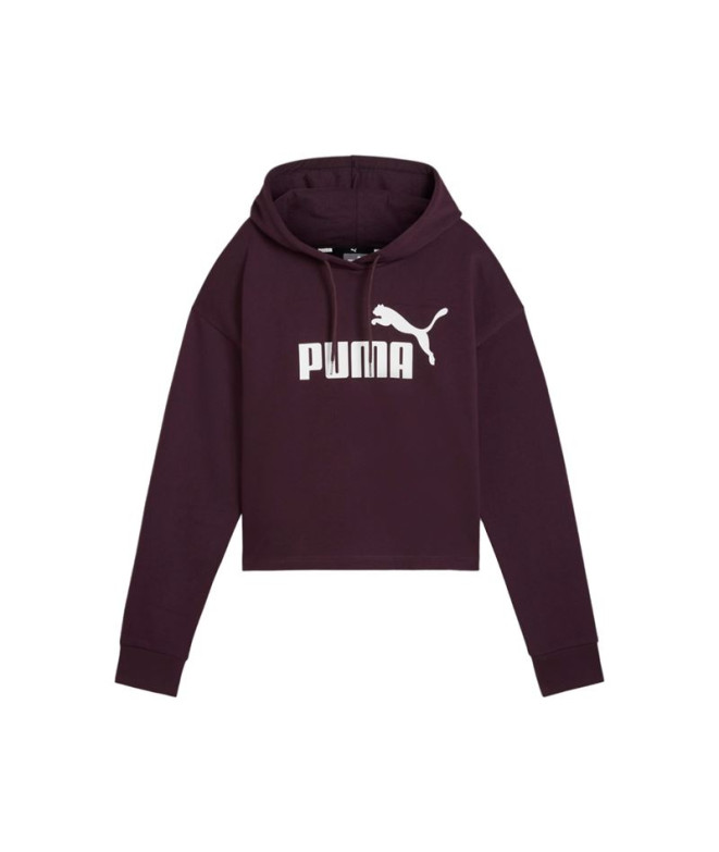Sudadera Casual Puma Ess Cropped Logo Fl Mujer