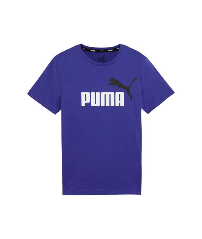 Camiseta Casual Puma Essentials + 2 Col Logo Niño