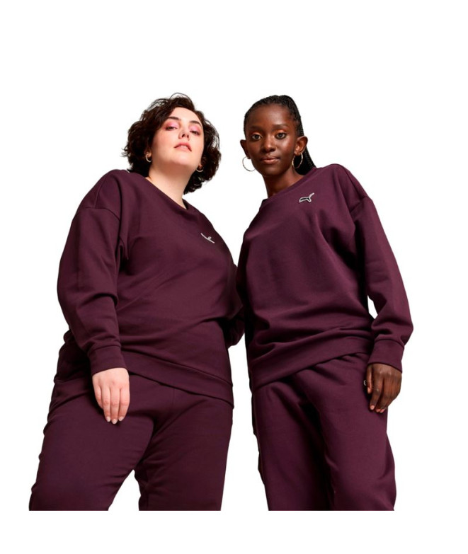 Sudadera Casual Puma Better Essentials Crew Fl Mujer